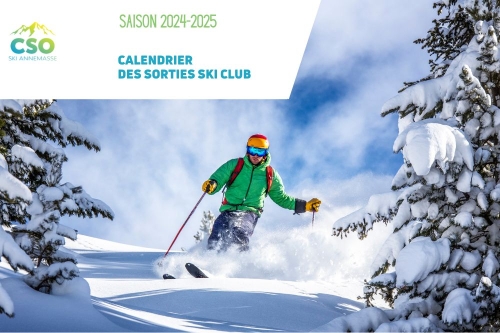 Calendrier des sorties du dimanche ski-club