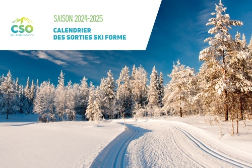 Calendrier ski forme